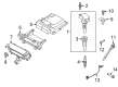 Ford Bronco Engine Control Module Diagram - MB3Z-12A650-AXB