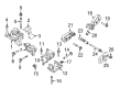 Ford Taurus Engine Mount Diagram - 8G1Z-6038-A