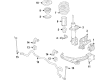 Ford Strut Housing Diagram - F2GZ-18124-AA