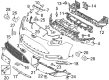 Ford Focus Bumper Cover Diagram - CM5Z-17D957-BBPTM
