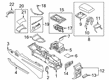 Ford Edge Armrest Diagram - FT4Z-5806024-AF