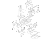Ford E-350 Super Duty Crankshaft Thrust Washer Diagram - 2L3Z-6A355-AA