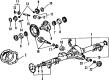 Ford CV Joint Companion Flange Diagram - 6W1Z-4841-A