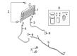 Ford E-150 Transmission Oil Cooler Diagram - 9C2Z-7A095-A