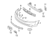 Lincoln MKZ Bumper Cover Diagram - 6H6Z-17D957-BAPTM