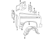 Ford Bronco Fender Diagram - F2TZ-16005-A