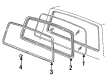 Ford F-350 Weather Strip Diagram - F6TZ-1542084-AB
