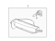 Lincoln Town Car Fog Light Diagram - 6W1Z-15201-A