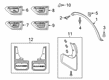 Ford Mud Flaps Diagram - KB3Z-16A550-J