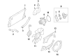 Ford F-350 Super Duty Thermostat Housing Diagram - 8C3Z-8592-M