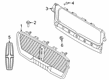 Lincoln Aviator Emblem Diagram - MC5Z-8213-DA