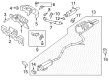 Ford Fusion Muffler Strap Diagram - 6E5Z-5F262-AA