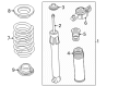 Lincoln Nautilus Shock Absorber Diagram - PZ1Z-18125-AN