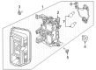Ford Bronco Tail Light Diagram - M2DZ-13405-A