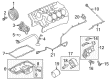 Ford Engine Oil Cooler Diagram - AL3Z-6A642-B