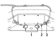 Mercury Mountaineer Light Socket Diagram - F5TZ13412A