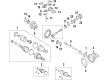 Ford Expedition CV Boot Diagram - AL1Z-4L537-B