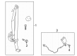 Ford Bronco Seat Belt Diagram - MB3Z-61611B68-AB