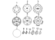 Ford Wheel Cover Diagram - XL3Z-1130-DA