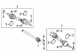 Ford Edge Axle Shaft Diagram - K2GZ-3B437-P