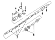 Ford Ignition Lock Assembly Diagram - E5TZ-11582-A