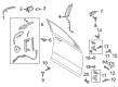 Lincoln Navigator Exterior Door Handle Diagram - SL7Z-7822405-AAPTM