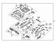 Ford Escape Rear Crossmember Diagram - LX6Z-7810952-A