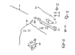 Ford Wiper Linkage Diagram - 6E5Z-17566-A