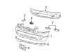 Ford Explorer Sport Bumper Cover Diagram - 1L5Z-17D957-GAA
