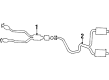 Ford Thunderbird Catalytic Converter Diagram - F4SZ5F250G