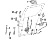 Ford Windstar Interior Door Handle Diagram - XF2Z-1626680-AA