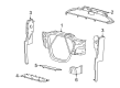 Ford Excursion Radiator Support Diagram - 6C3Z-16138-AA