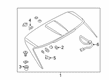 Lincoln Nautilus Spoiler Diagram - KA1Z-5844210-ABPTM