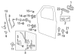 Ford Expedition Exterior Door Handle Diagram - 9L1Z-7822404-BAPTM