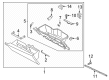 Lincoln Navigator Glove Box Diagram - JL7Z-78060T10-AF