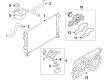 Ford Edge Radiator fan Diagram - 9T4Z-8C607-A