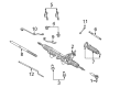 Ford Explorer Sport Trac Rack And Pinion Diagram - 5L2Z-3504-DRM