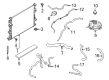 Ford Bronco Sport Coolant Reservoir Hose Diagram - LX6Z-8260-N