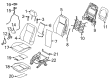Ford Transit Connect Seat Covers Diagram - DT1Z-1764416-TA