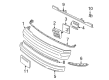 Ford E-150 Econoline Bumper Diagram - 4C2Z-17757-AAA