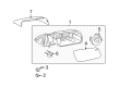 Ford Mirror Cover Diagram - 8A8Z-17D743-CA