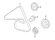 Mercury Harmonic Balancer Diagram - 3M4Z-6C348-CA