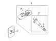 Ford Mustang TPMS Sensor Diagram - FR3Z-1A189-K