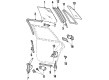 Lincoln Town Car Door Lock Actuator Diagram - E9VY-5426594-A