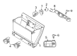 Ford Transit Connect Glove Box Diagram - 9T1Z-6106024-AA