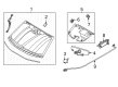Ford Mustang Mach-E Windshield Diagram - LJ8Z-5803100-M