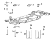 Ford Bronco Crossmember Bushing Diagram - MB3Z-2600154-A
