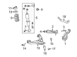 Ford Explorer Sport Trac Strut Housing Diagram - 7A2Z-18124-FB