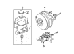 Ford F-250 Super Duty Master Cylinder Repair Kit Diagram - 8C3Z-2140-DB