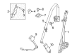 Ford Seat Belt Diagram - FL3Z-18611B64-AD